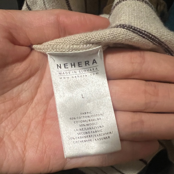 Striped Beige and Black knitted t shirt - Picture 4 of 4